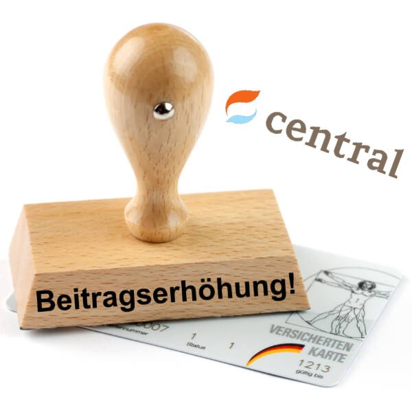 Central stempelt Beitragserhöhung auf Versichertenkarte