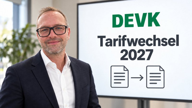 Ferdinand Steiner erläutert den DEVK-Tarifwechsel 2027.